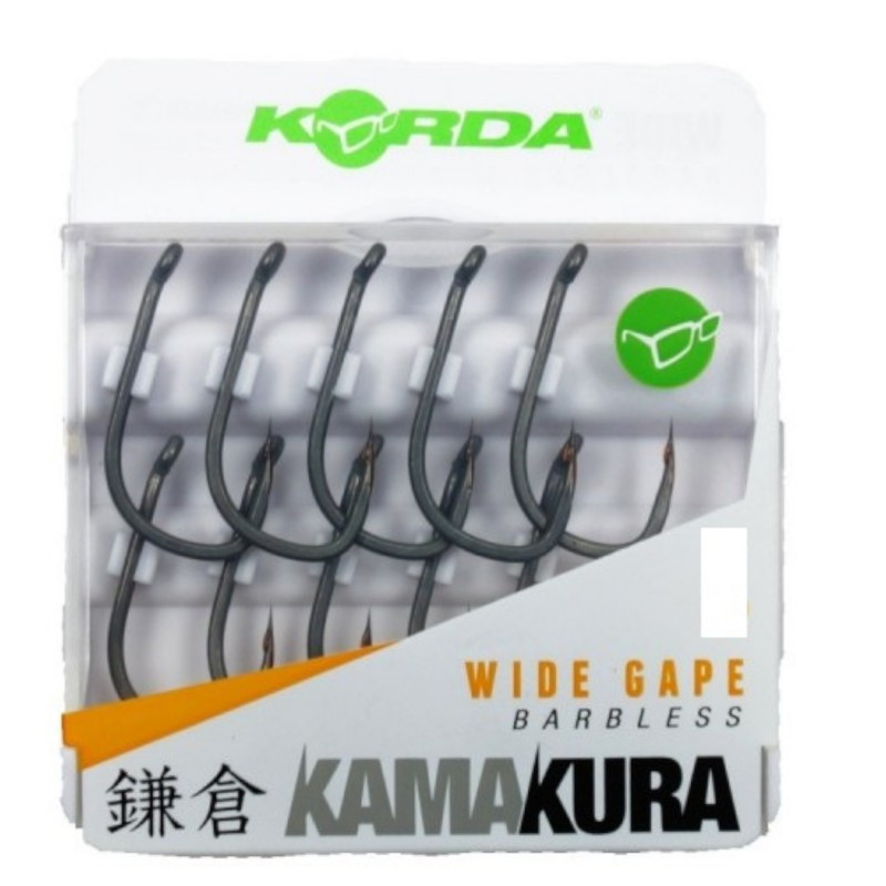 Haczyki Korda Kamakura Wide Gape Barbless Roz.4 - Centrum wędkarskie - Sklep wędkarski Jarofishing Haczyki Korda Kamakura Wide Gape Barbless Roz.4 - Centrum wędkarskie - Sklep wędkarski Jarofishing