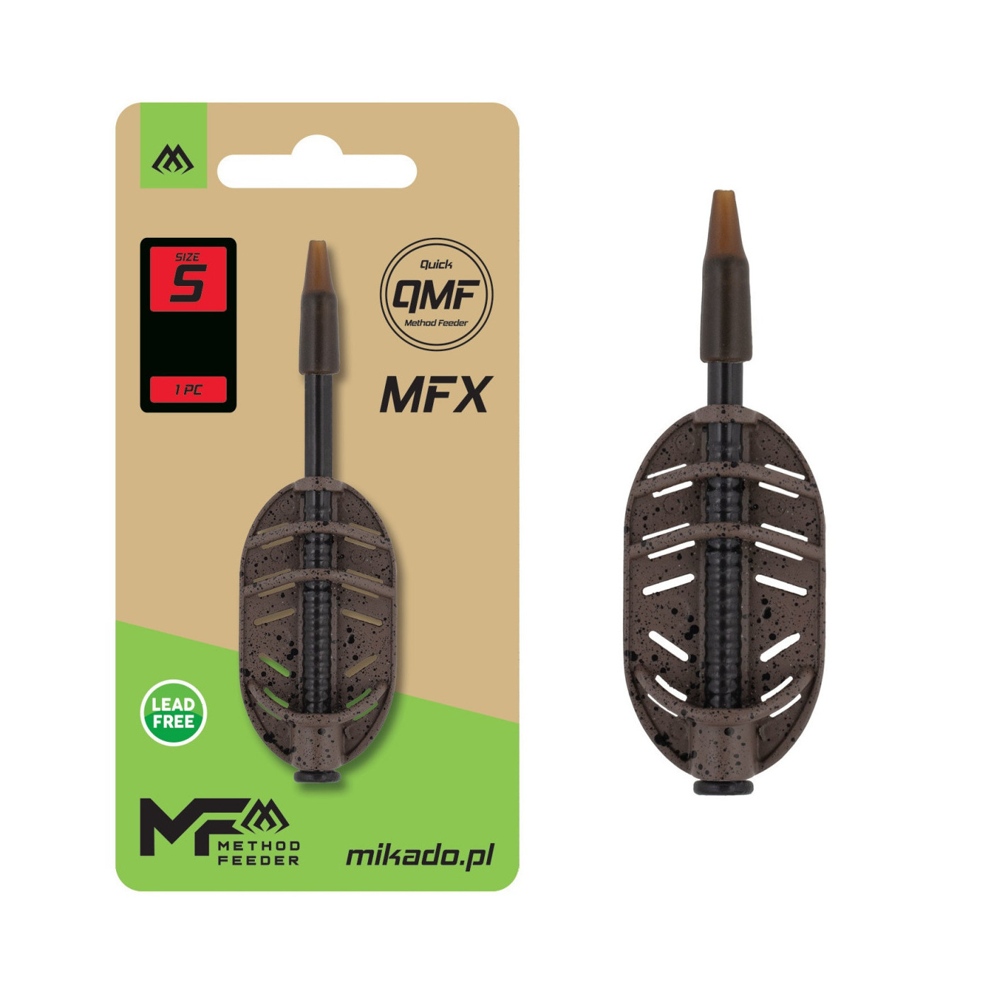 Koszyk Mikado Method Feeder MFX Q.M.F. - S 40g - Centrum wędkarskie - Sklep wędkarski Jarofishing