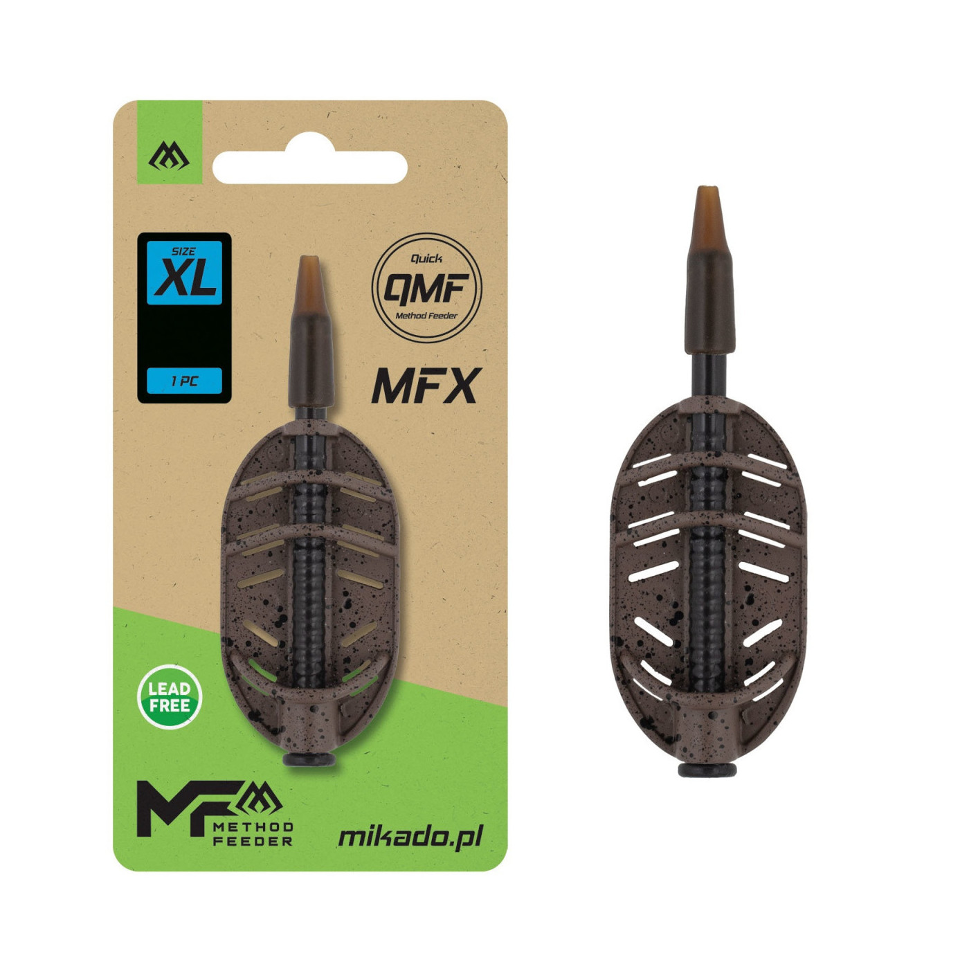 Koszyk Mikado Method Feeder MFX Q.M.F. - XL 40g - Centrum wędkarskie - Sklep wędkarski Jarofishing
