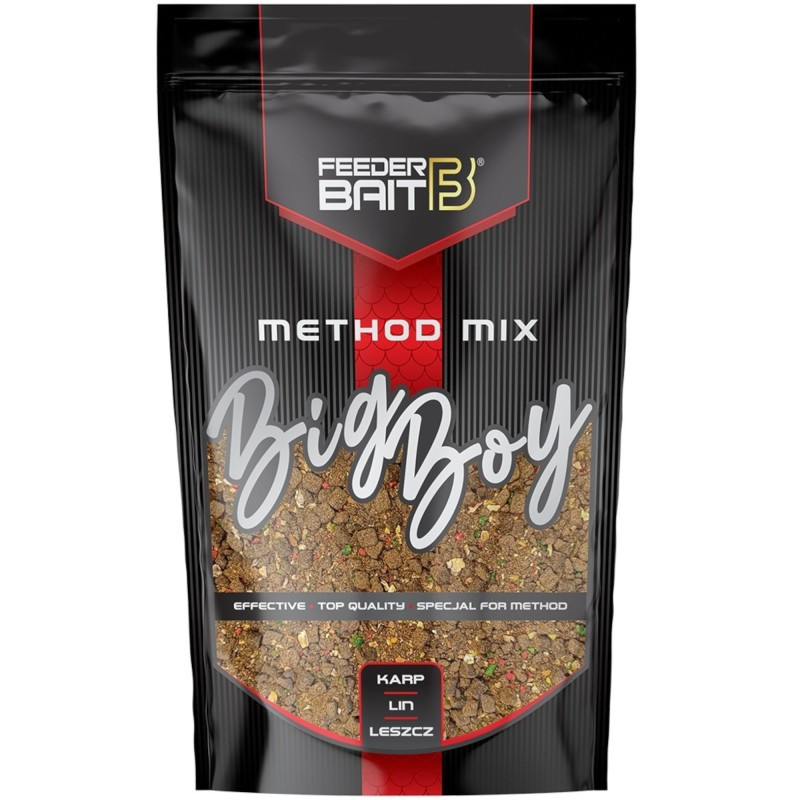 Zanęta Feederbait Method Mix Big Boy 800g - Centrum wędkarskie - Sklep wędkarski Jarofishing Zanęta Feederbait Method Mix Big Boy 800g - Centrum wędkarskie - Sklep wędkarski Jarofishing