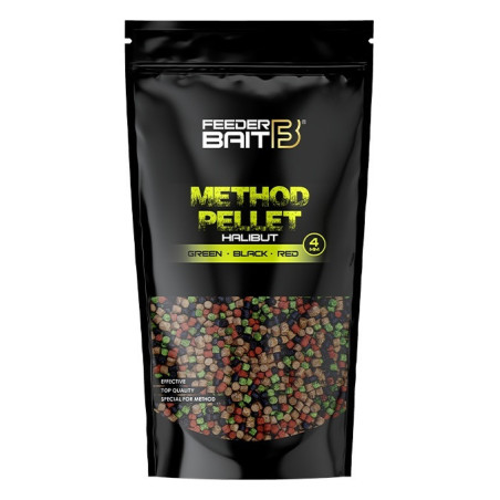 Pellet Feeder Bait 4mm Halibut - Green & Black & Red - Centrum wędkarskie - Sklep wędkarski Jarofishing