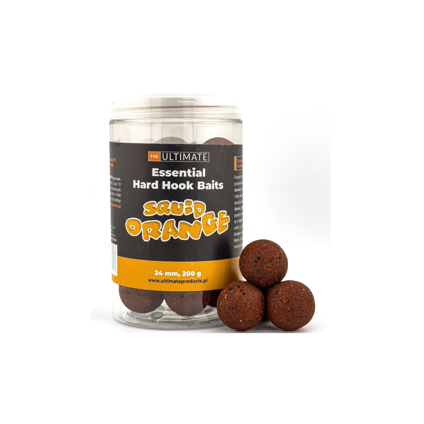 Essential Hook Baits Ultimate Products Squid Orange Roz.24mm - Centrum wędkarskie - Sklep wędkarski Jarofishing