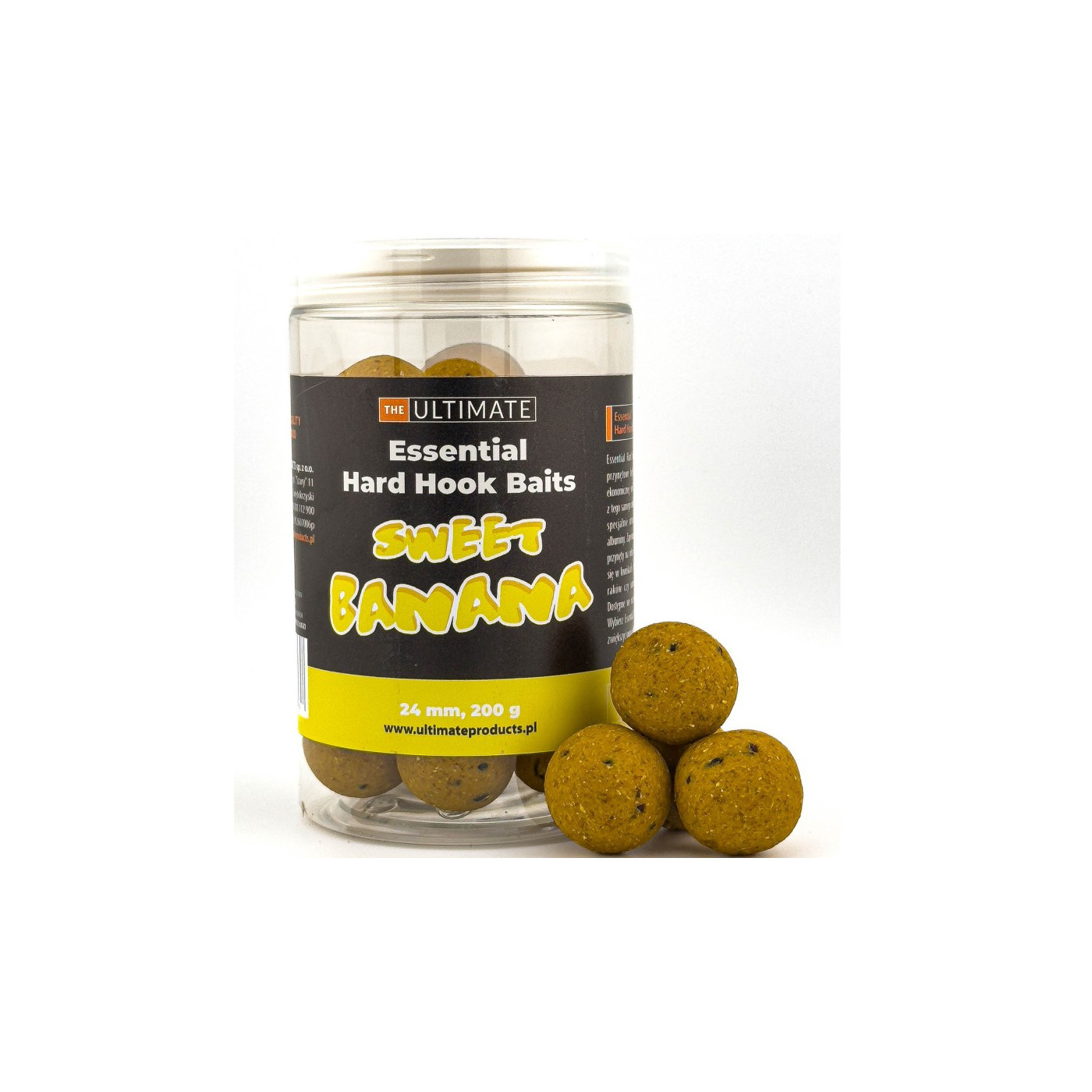 Essential Hook Baits Ultimate Products Sweet Banana Roz.20mm - Centrum wędkarskie - Sklep wędkarski Jarofishing Essential Hook Baits Ultimate Products Sweet Banana Roz.20mm - Centrum wędkarskie - Sklep wędkarski Jarofishing