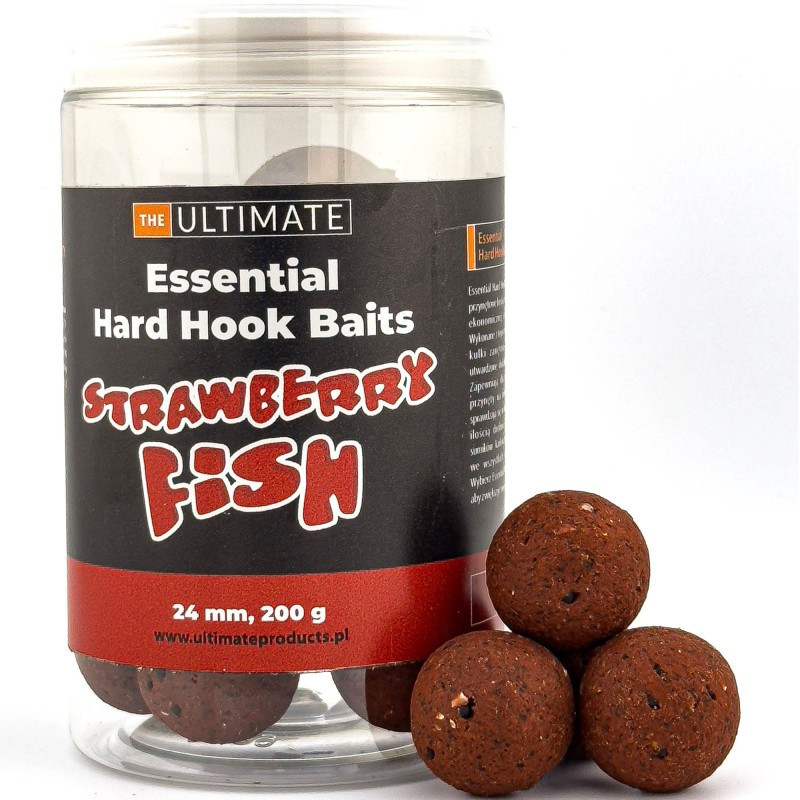 Essential Hook Baits Ultimate Products Strawberry Fish Roz.24mm - Centrum wędkarskie - Sklep wędkarski Jarofishing Essential Hook Baits Ultimate Products Strawberry Fish Roz.24mm - Centrum wędkarskie - Sklep wędkarski Jarofishing