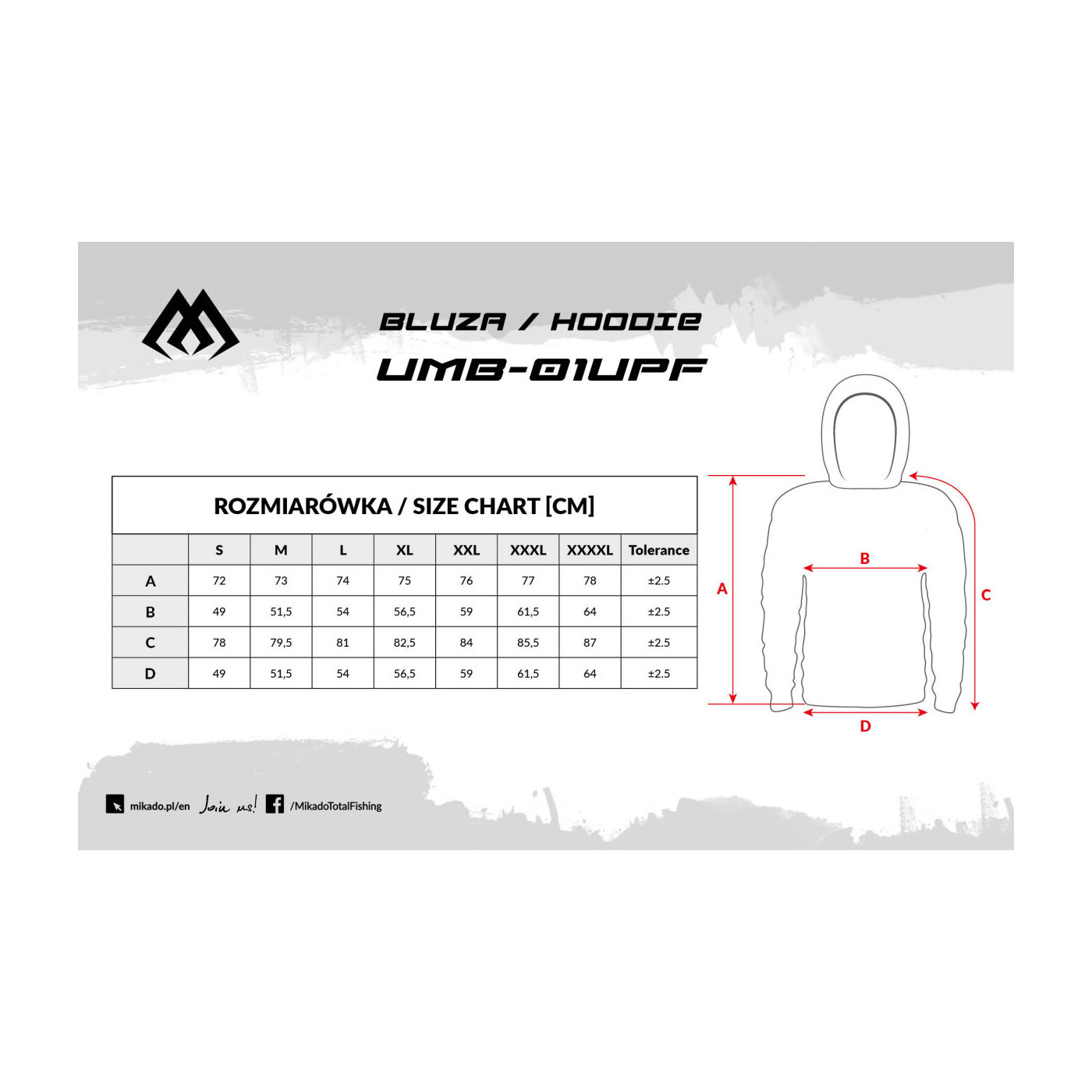 Bluza letnia Mikado z kominem i kapturem z filtrem UPF50+ roz. XXXL - Centrum wędkarskie - Sklep wędkarski Jarofishing Bluza letnia Mikado z kominem i kapturem z filtrem UPF50+ roz. XXXL - Centrum wędkarskie - Sklep wędkarski Jarofishing