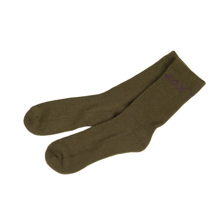 FOX Skarpety Fox Socks - Green (Zielone) Roz 44-47 3 Pary - Centrum wędkarskie - Sklep wędkarski Jarofishing