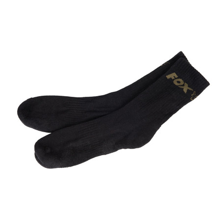 FOX Skarpety Fox Socks - Black (Czarne) Roz 40-43 3 Pary - Centrum wędkarskie - Sklep wędkarski Jarofishing