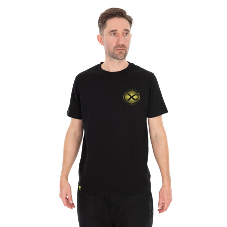 Koszulka Matrix Large Fade T-Shirt - Black/Lime- roz. L - Centrum wędkarskie - Sklep wędkarski Jarofishing