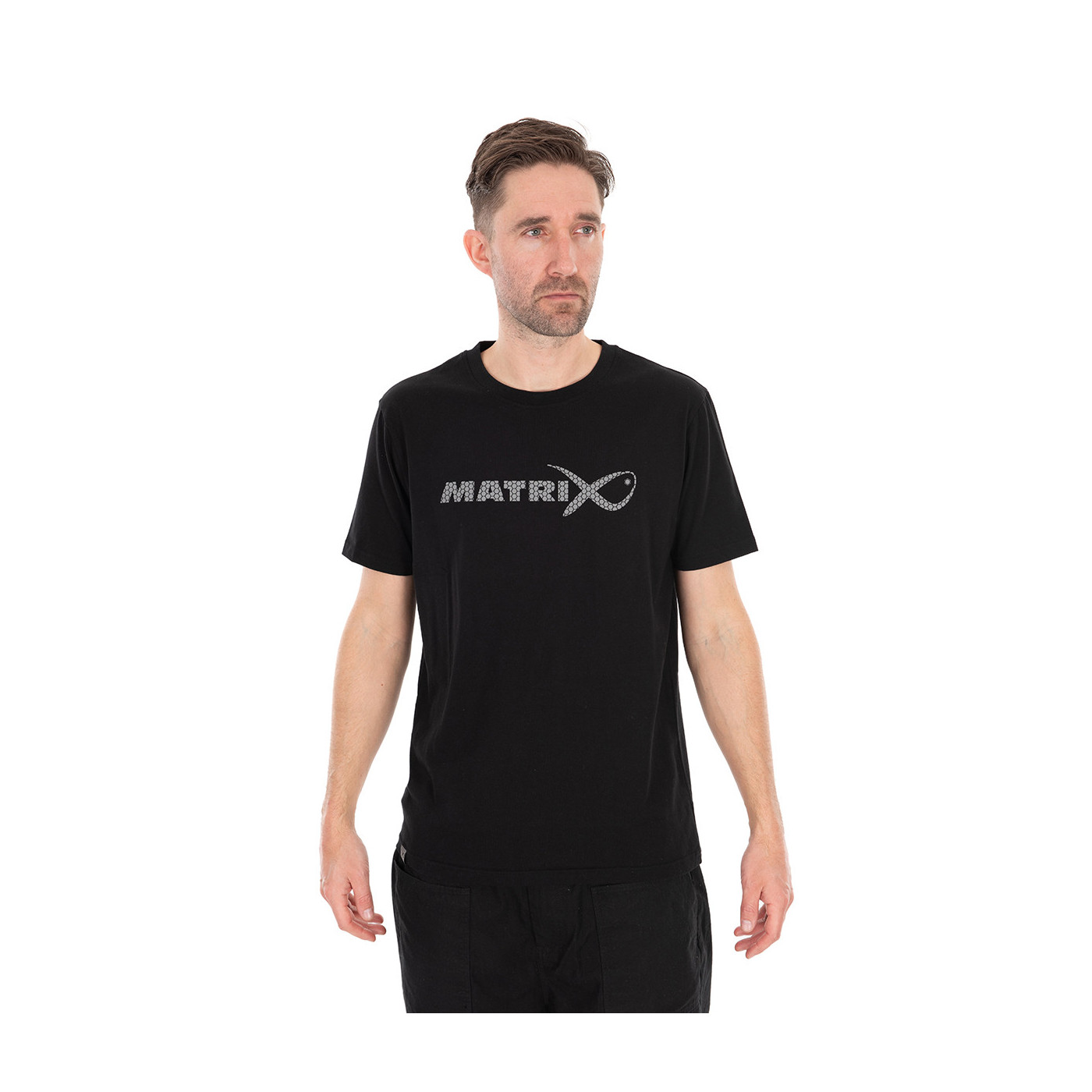 Koszulka Matrix Large Fade T-Shirt - Black/Grey- roz. S - Centrum wędkarskie - Sklep wędkarski Jarofishing