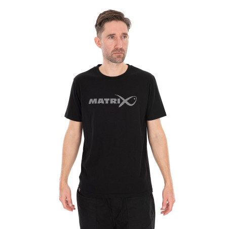 Koszulka Matrix Large Fade T-Shirt - Black/Grey- roz. S - Centrum wędkarskie - Sklep wędkarski Jarofishing