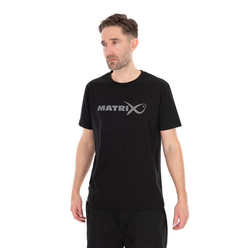 Koszulka Matrix Large Fade T-Shirt - Black/Grey- roz. S - Centrum wędkarskie - Sklep wędkarski Jarofishing