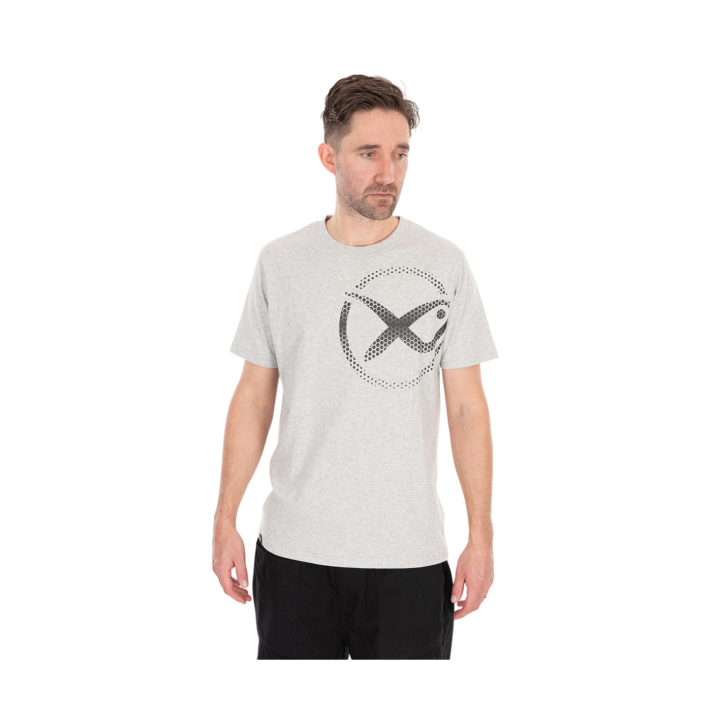 Koszulka Matrix Large Mesh Logo T-Shirt - Grey- roz. XL - Centrum wędkarskie - Sklep wędkarski Jarofishing Koszulka Matrix Large Mesh Logo T-Shirt - Grey- roz. XL - Centrum wędkarskie - Sklep wędkarski Jarofishing