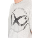 Koszulka Matrix Large Mesh Logo T-Shirt - Grey- roz. XXXL - Centrum wędkarskie - Sklep wędkarski Jarofishing