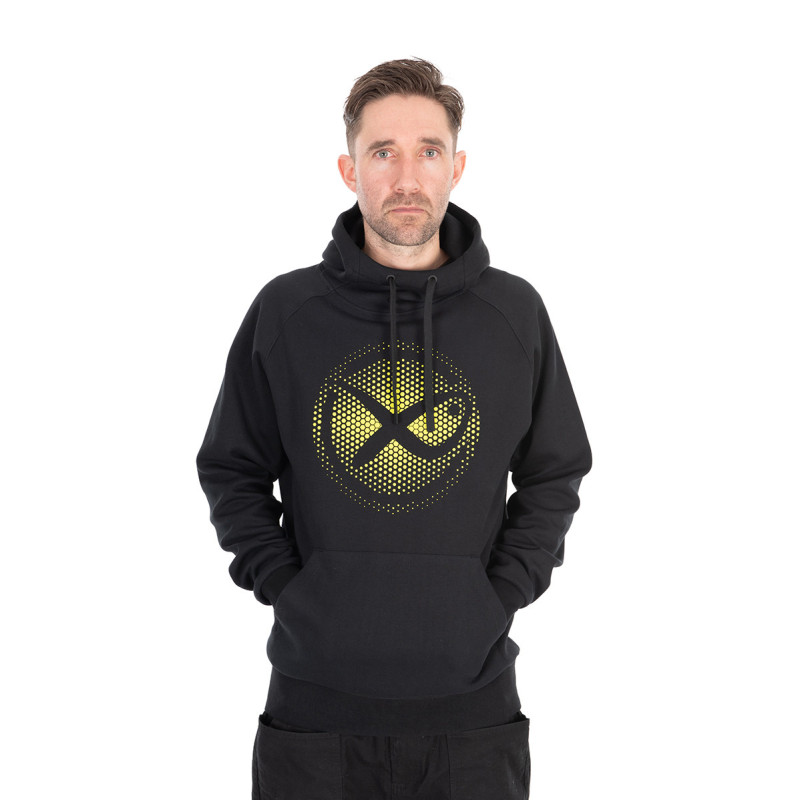 Bluza Matrix Large Fade Logo Hoody - Black/Lime Roz. XXXL - Centrum wędkarskie - Sklep wędkarski Jarofishing