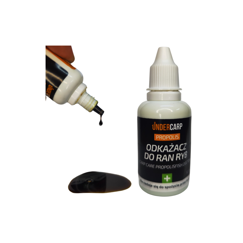 Odkażacz Undercarp Propolis 30 ml - Centrum wędkarskie - Sklep wędkarski Jarofishing Odkażacz Undercarp Propolis 30 ml - Centrum wędkarskie - Sklep wędkarski Jarofishing