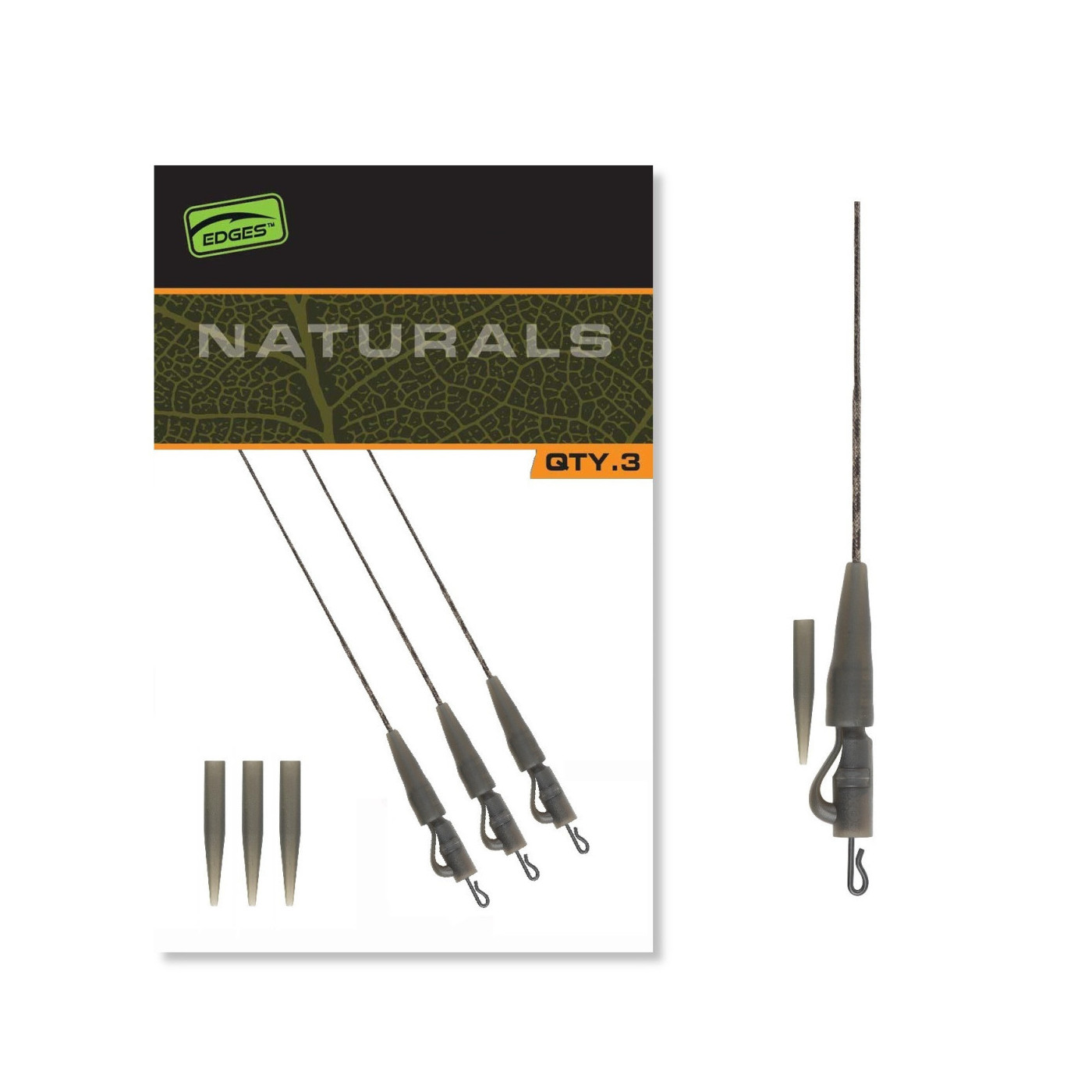 Fox Edges - Naturals Submerge Lead Clip Leaders - 30LB 3pcs (Bezrdzeniowy) - Centrum wędkarskie - Sklep wędkarski Jarofishing Fox Edges - Naturals Submerge Lead Clip Leaders - 30LB 3pcs (Bezrdzeniowy) - Centrum wędkarskie - Sklep wędkarski Jarofishing