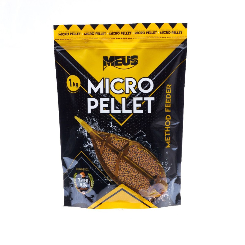 MEUS Method Feeder Micro Pellet 2mm Kukurydza 1Kg - Centrum wędkarskie - Sklep wędkarski Jarofishing MEUS Method Feeder Micro Pellet 2mm Kukurydza 1Kg - Centrum wędkarskie - Sklep wędkarski Jarofishing