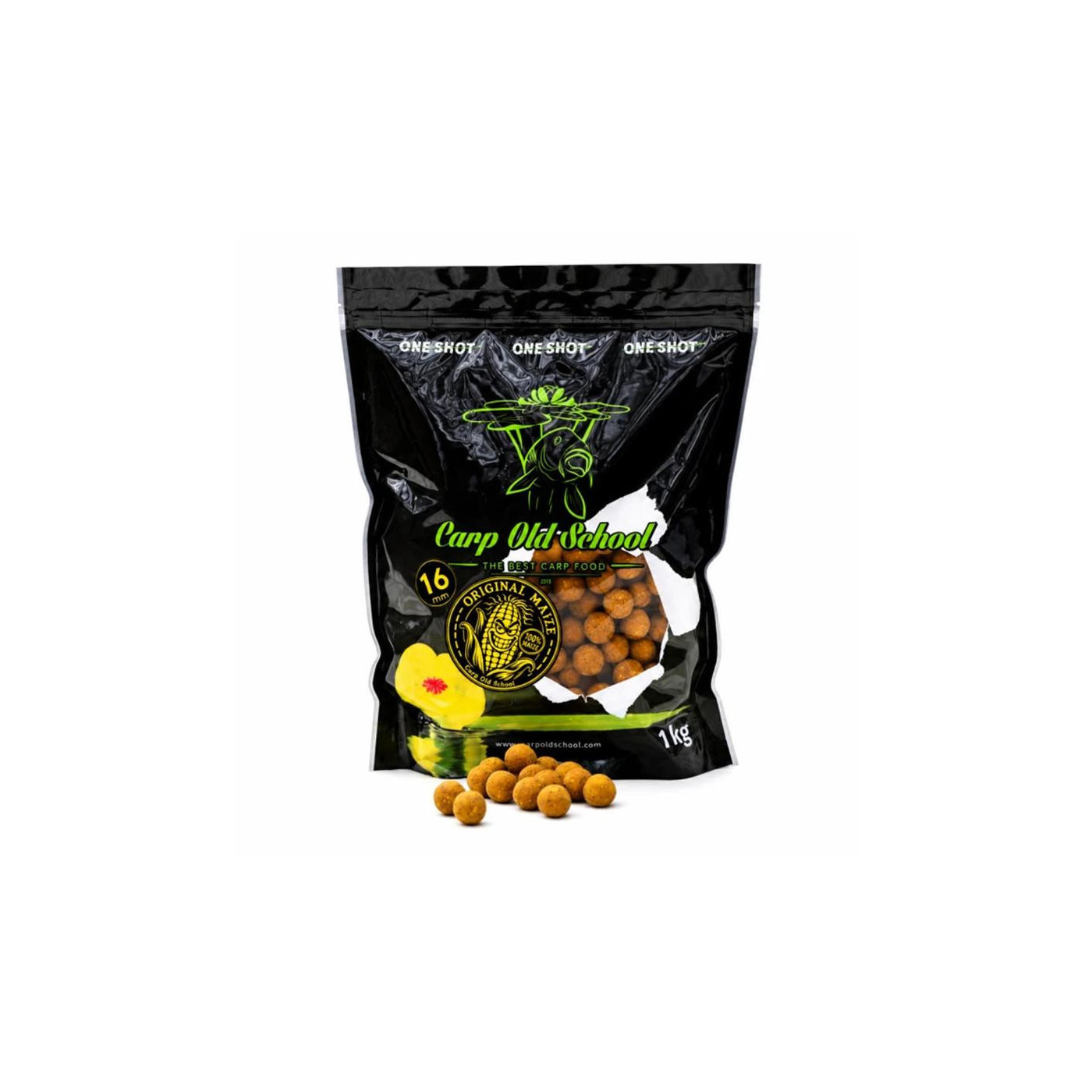 Carp Old School Original Maize 16mm 1kg – Profesjonalne kulki zanętowe z kukurydzy - Centrum wędkarskie - Sklep wędkarski Jarofi Carp Old School Original Maize 16mm 1kg – Profesjonalne kulki zanętowe z kukurydzy - Centrum wędkarskie - Sklep wędkarski Jarofi