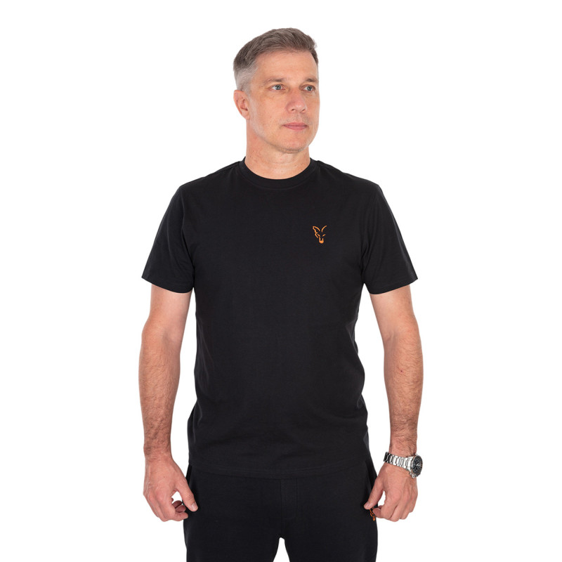 Koszulka Fox Classic T - Black & Orange Roz. L - Centrum wędkarskie - Sklep wędkarski Jarofishing Koszulka Fox Classic T - Black & Orange Roz. L - Centrum wędkarskie - Sklep wędkarski Jarofishing