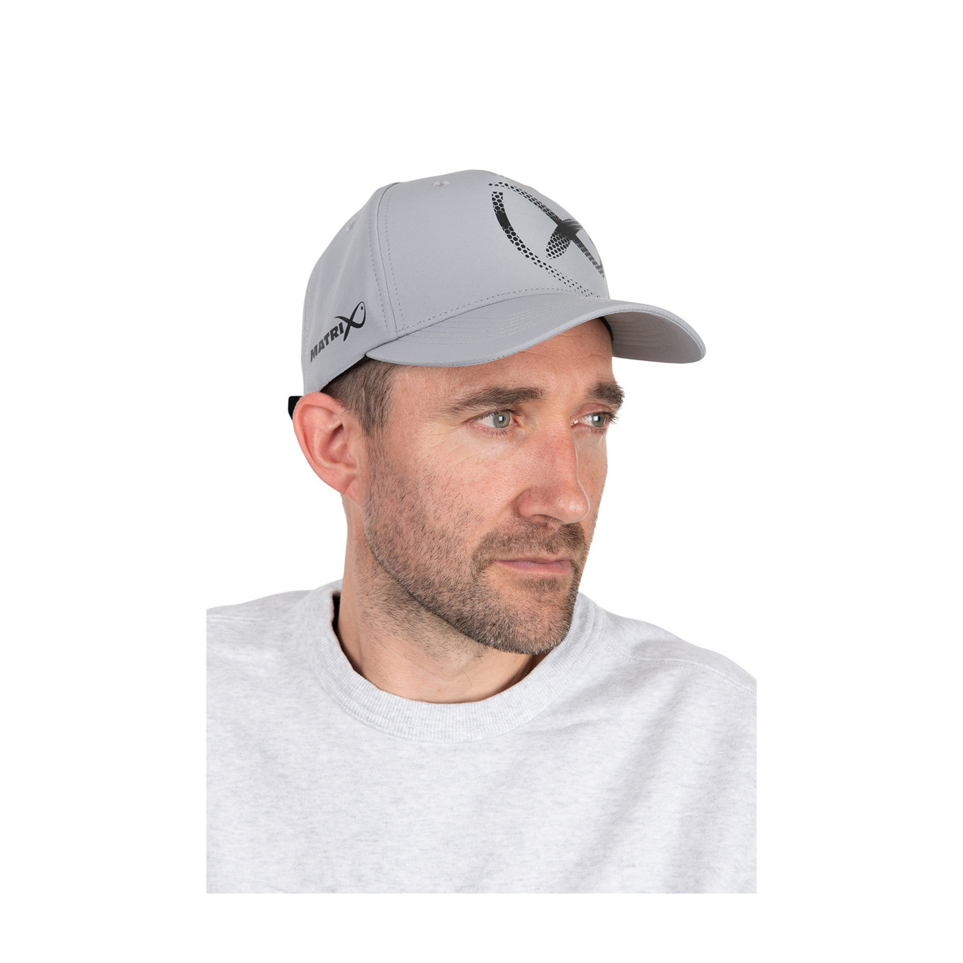 Czapka Matrix Faded Print Cap - Light Grey - Centrum wędkarskie - Sklep wędkarski Jarofishing