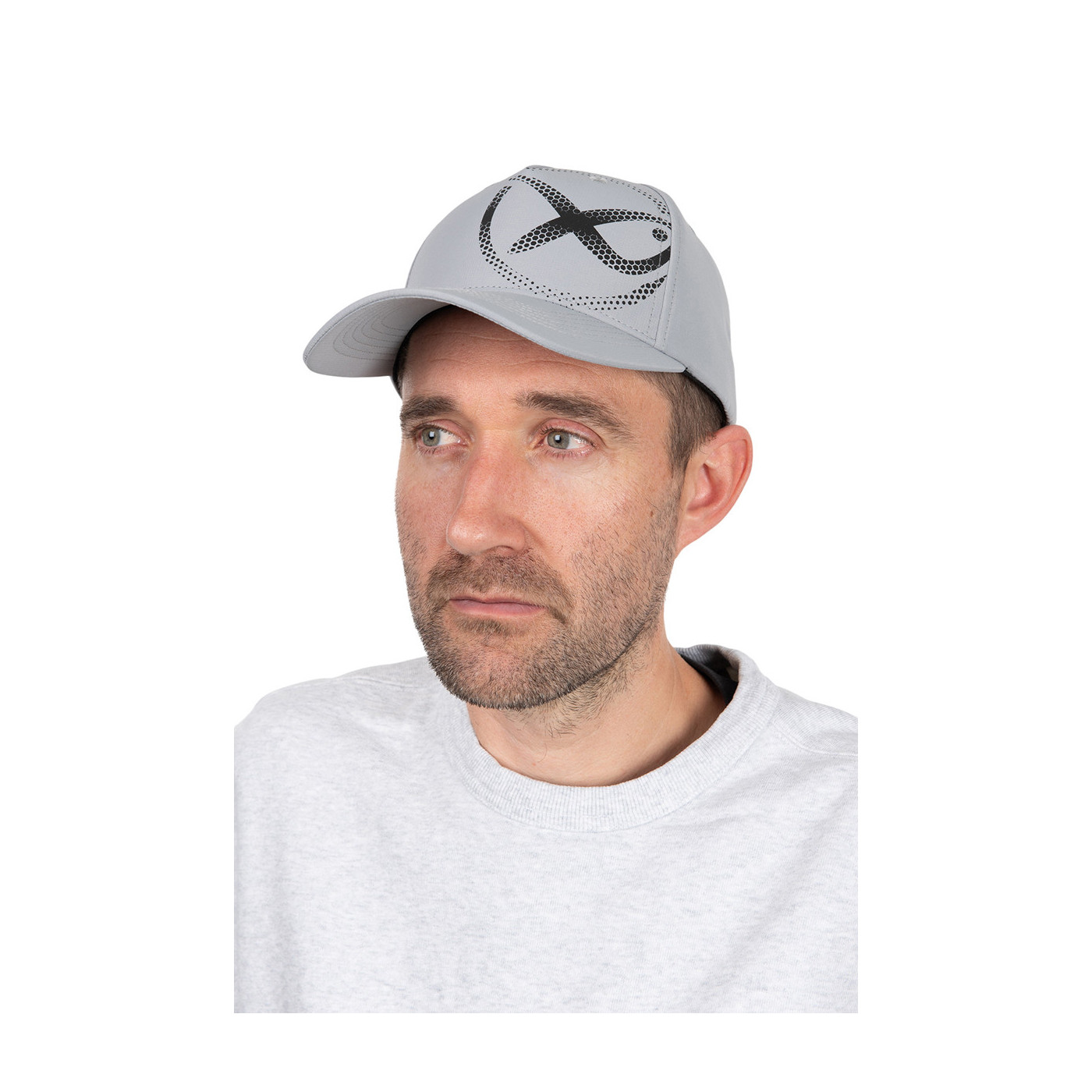 Czapka Matrix Faded Print Cap - Light Grey - Centrum wędkarskie - Sklep wędkarski Jarofishing