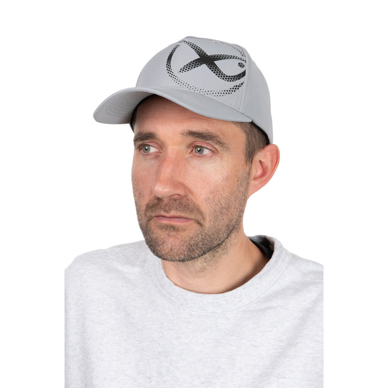 Czapka Matrix Faded Print Cap - Light Grey - Centrum wędkarskie - Sklep wędkarski Jarofishing