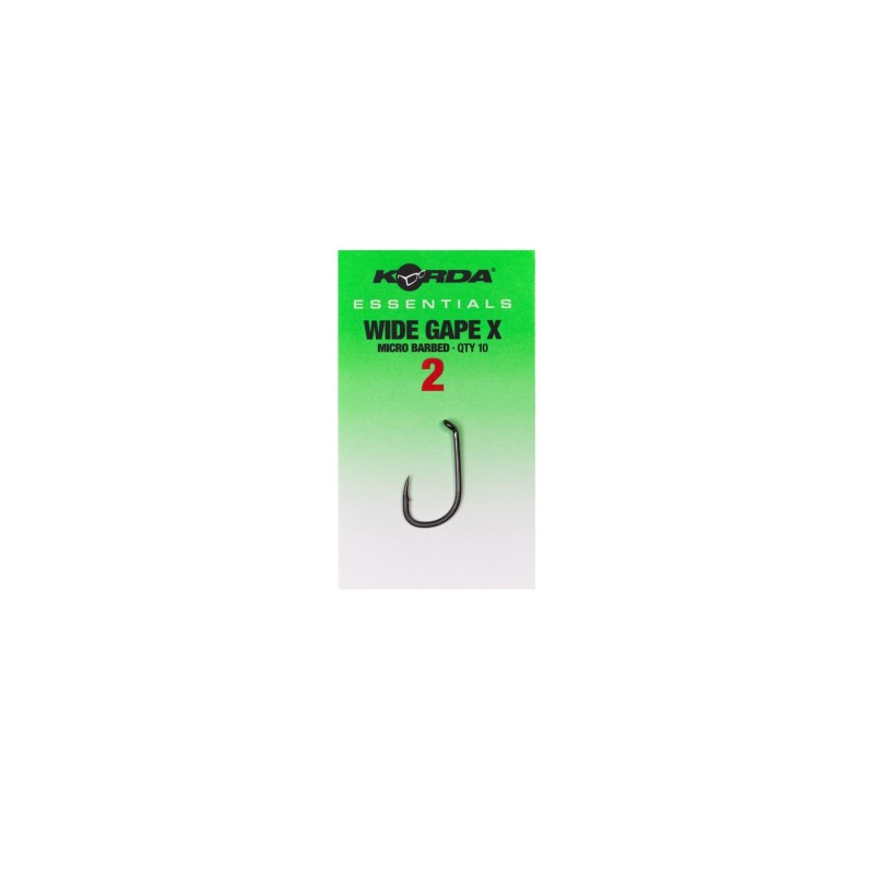 Haczyki Korda Essentials Wide Gape X 2 Barbed - Centrum wędkarskie - Sklep wędkarski Jarofishing Haczyki Korda Essentials Wide Gape X 2 Barbed - Centrum wędkarskie - Sklep wędkarski Jarofishing