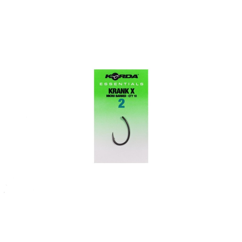 Korda Essentials Krank X 2 Barbed haki karpiowe - Centrum wędkarskie - Sklep wędkarski Jarofishing Korda Essentials Krank X 2 Barbed haki karpiowe - Centrum wędkarskie - Sklep wędkarski Jarofishing