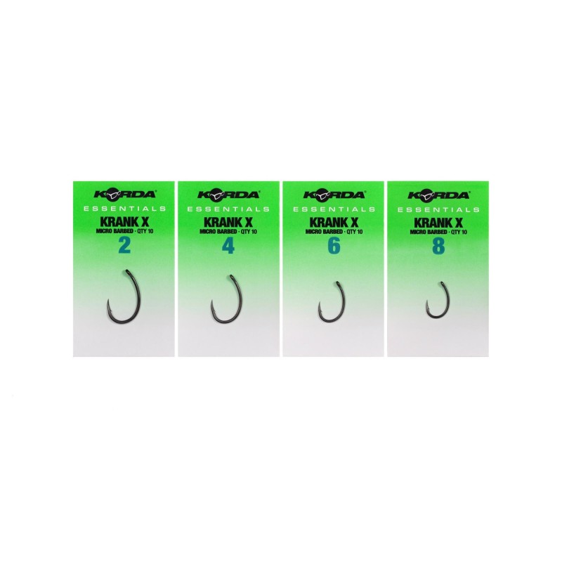 Korda Essentials Krank X 2 Barbed haki karpiowe - Centrum wędkarskie - Sklep wędkarski Jarofishing Korda Essentials Krank X 2 Barbed haki karpiowe - Centrum wędkarskie - Sklep wędkarski Jarofishing