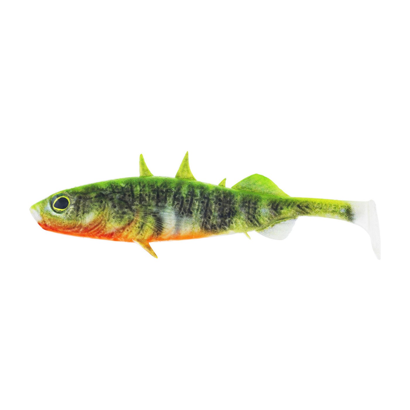 Westin Stanley The Stickleback Shadtail 9cm - Chartreuse Stickleback - Centrum wędkarskie - Sklep wędkarski Jarofishing