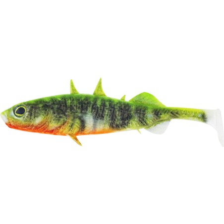 Westin Stanley The Stickleback Shadtail 9cm - Chartreuse Stickleback - Centrum wędkarskie - Sklep wędkarski Jarofishing