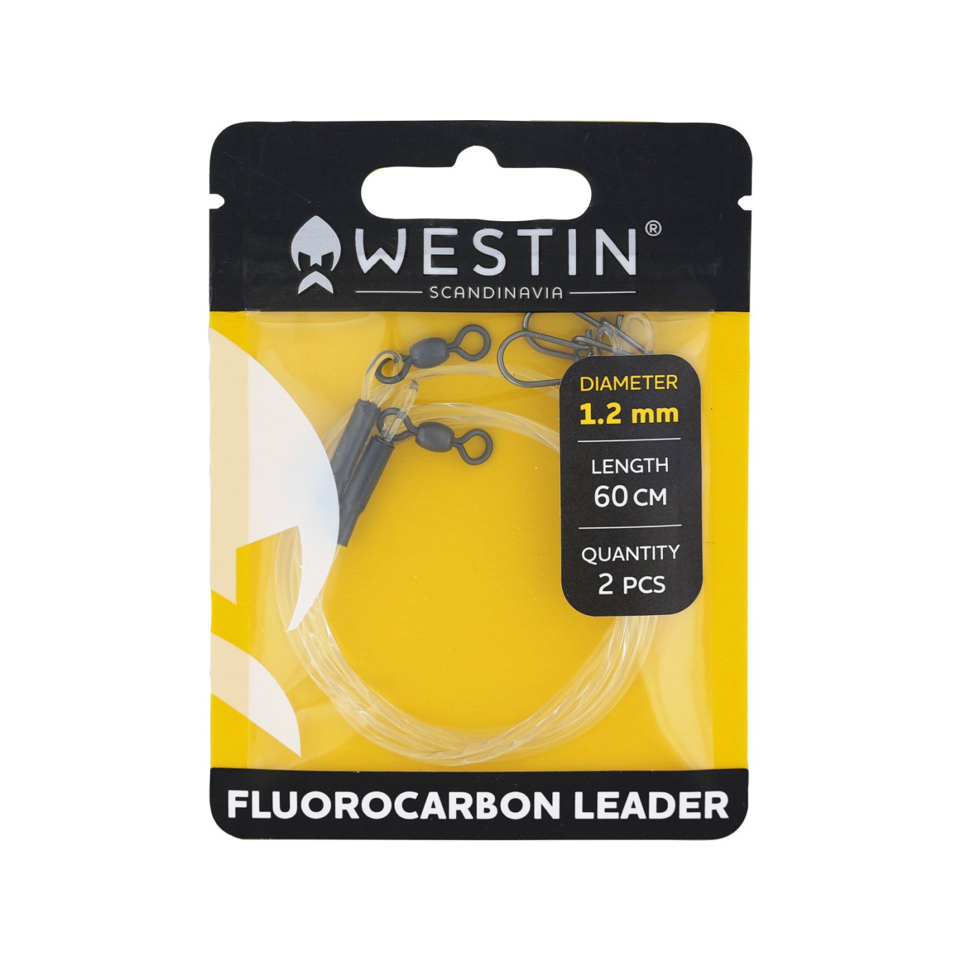 Przypon Fluorocarbon Westin Leader 40cm / 0,92mm 2szt - Centrum wędkarskie - Sklep wędkarski Jarofishing