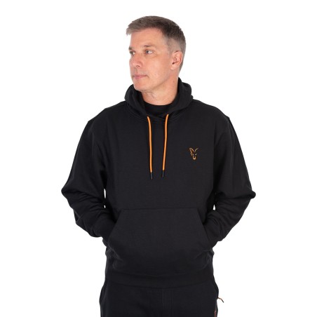 Bluza Fox Classic Hoody - Black & Orange Roz. M - Centrum wędkarskie - Sklep wędkarski Jarofishing