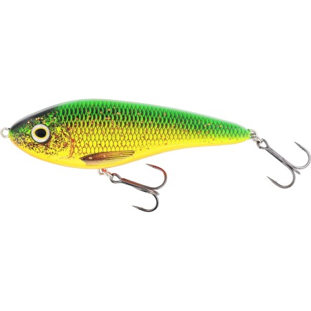 Wobler Westin Jerk 14cm - 60g SUSPENDING - Firetiger Rudd - Centrum wędkarskie - Sklep wędkarski Jarofishing