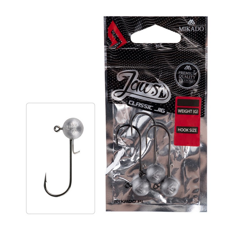 GŁÓWKA JIGOWA MIKADO- JAWS CLASSIC - 4/0- 35 GR BN - op.3szt. - Centrum wędkarskie - Sklep wędkarski Jarofishing GŁÓWKA JIGOWA MIKADO- JAWS CLASSIC - 4/0- 35 GR BN - op.3szt. - Centrum wędkarskie - Sklep wędkarski Jarofishing