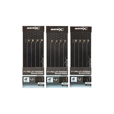 Przypony Matrix MXC-4 X-Strong Boilie Pin Rigs 4" / 10cm - roz. 12 - Centrum wędkarskie - Sklep wędkarski Jarofishing