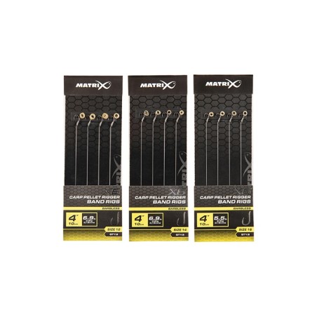 Przypony Matrix MXC-4 X-Strong Boilie Pin Rigs 4" / 10cm - roz. 12 - Centrum wędkarskie - Sklep wędkarski Jarofishing