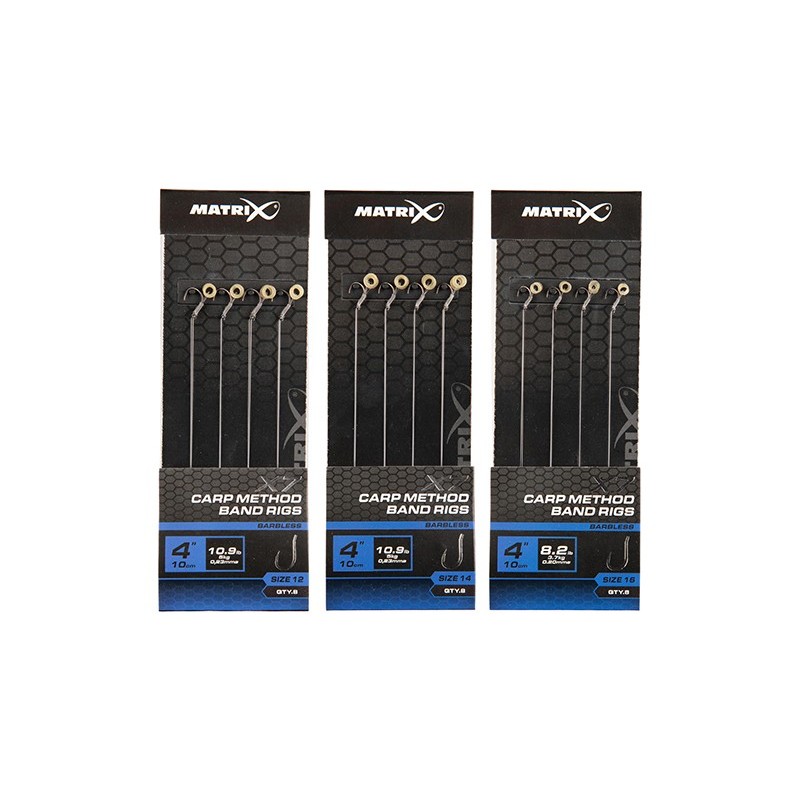 Przypony Matrix MXC-4 X-Strong Boilie Pin Rigs 4" / 10cm - roz. 12 - Centrum wędkarskie - Sklep wędkarski Jarofishing