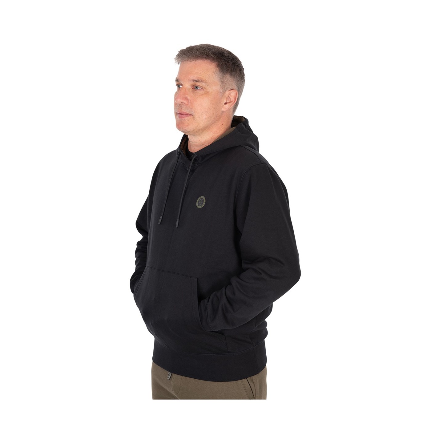 Bluza Fox Classic Hoody - Black & Orange Roz. S - Centrum wędkarskie - Sklep wędkarski Jarofishing
