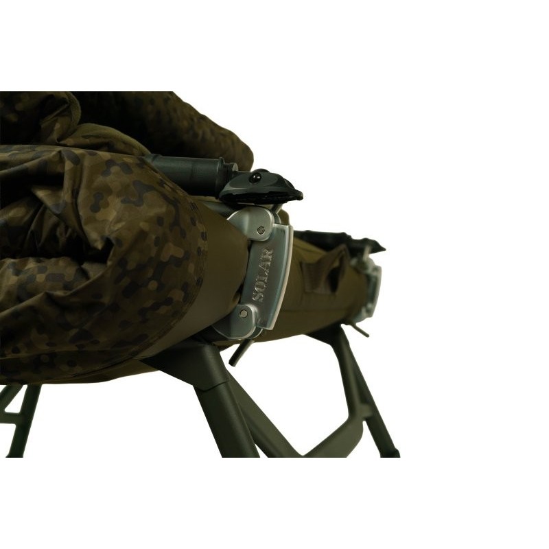 SOLAR TACKLE SP C-TECH 8 LEG SLEEP SYSTEM STANDARD - Łóżko karpiowe ze śpiworem na 8 nogach - standard
