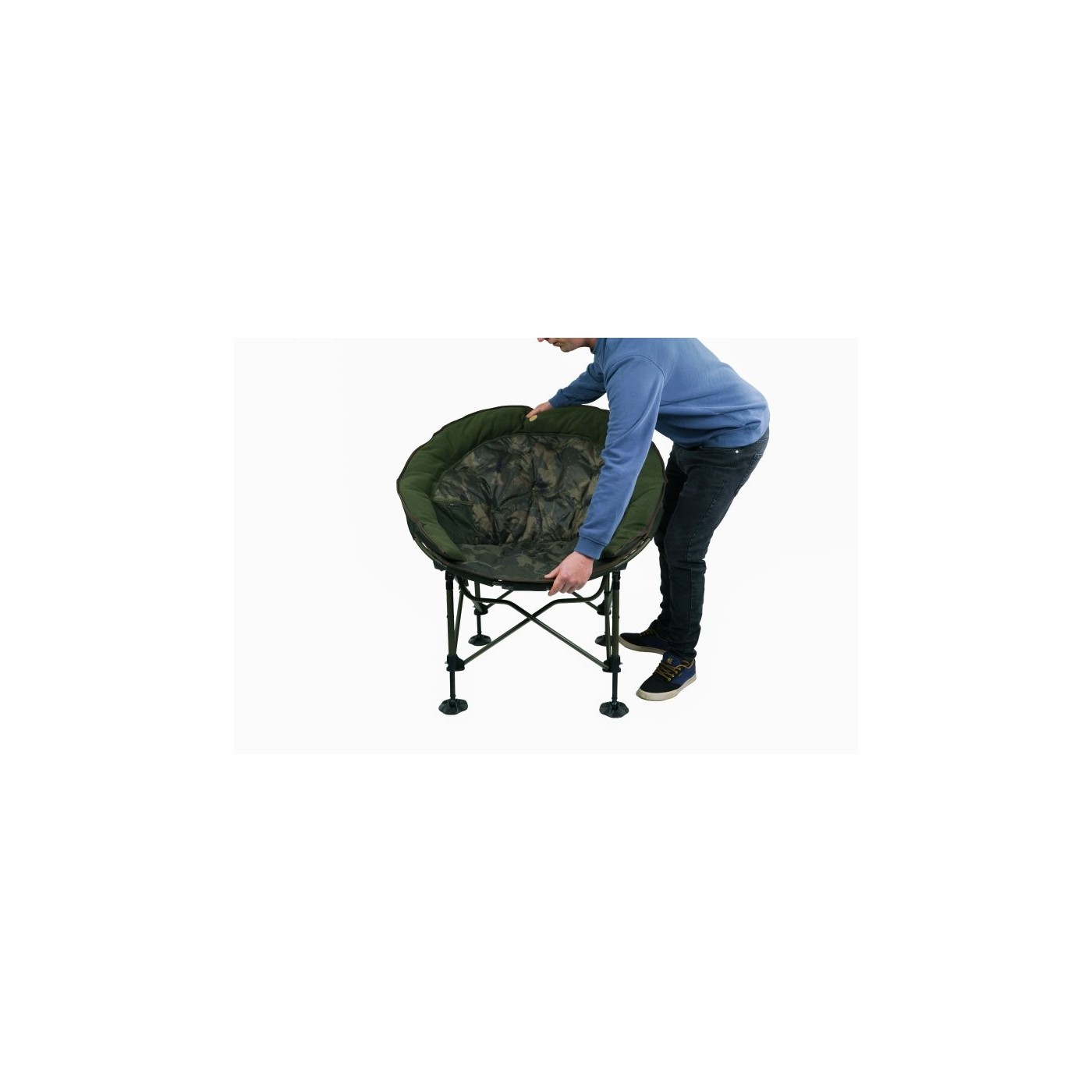 SOLAR TACKLE WORLDWIDE MOON CHAIR – fotel karpiowy z kubełkowym siedziskiem SOLAR TACKLE WORLDWIDE MOON CHAIR – fotel karpiowy z kubełkowym siedziskiem