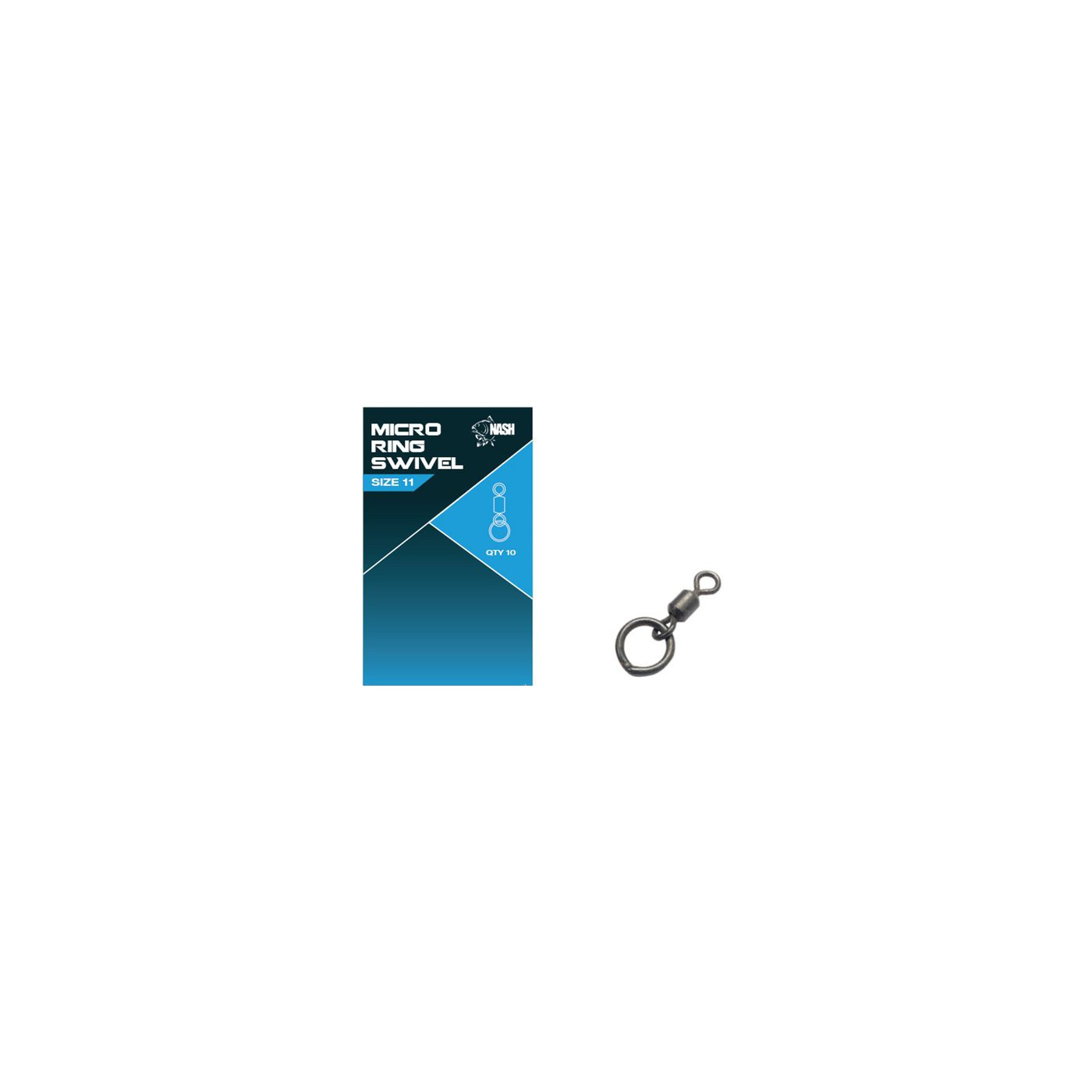 NASH KRĘTLIK + KÓŁKO MICRO RING SWIVEL ROZMIAR 11 - Centrum wędkarskie - Sklep wędkarski Jarofishing NASH KRĘTLIK + KÓŁKO MICRO RING SWIVEL ROZMIAR 11 - Centrum wędkarskie - Sklep wędkarski Jarofishing