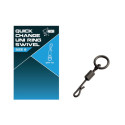 NASH KRĘTLIK SZBKIEJ WYMIANY Z KÓŁKIEM QUICK CHANGE UNI RING SWIVEL ROZMIAR 8 - Centrum wędkarskie - Sklep wędkarski Jarofishing