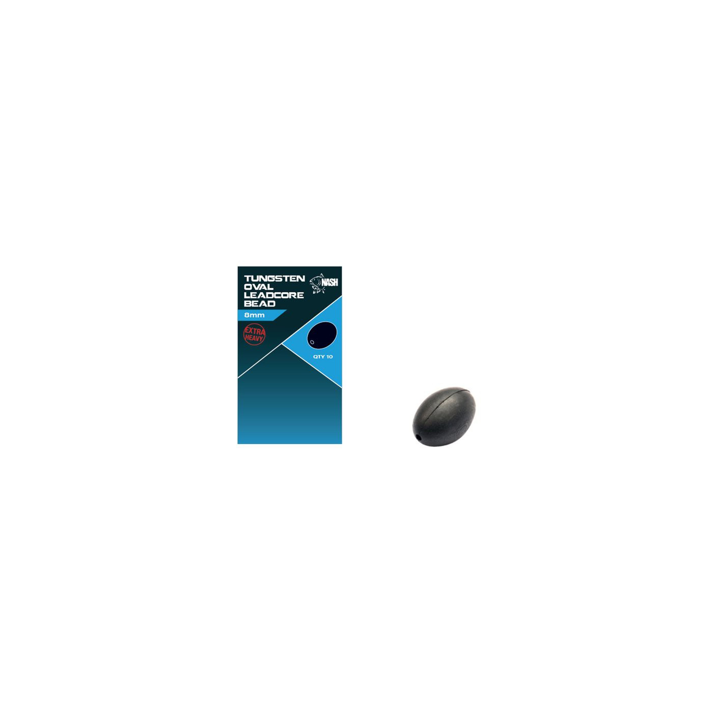 NASH TONĄCE TUNGSTEN OVAL BEAD 6MM - Centrum wędkarskie - Sklep wędkarski Jarofishing