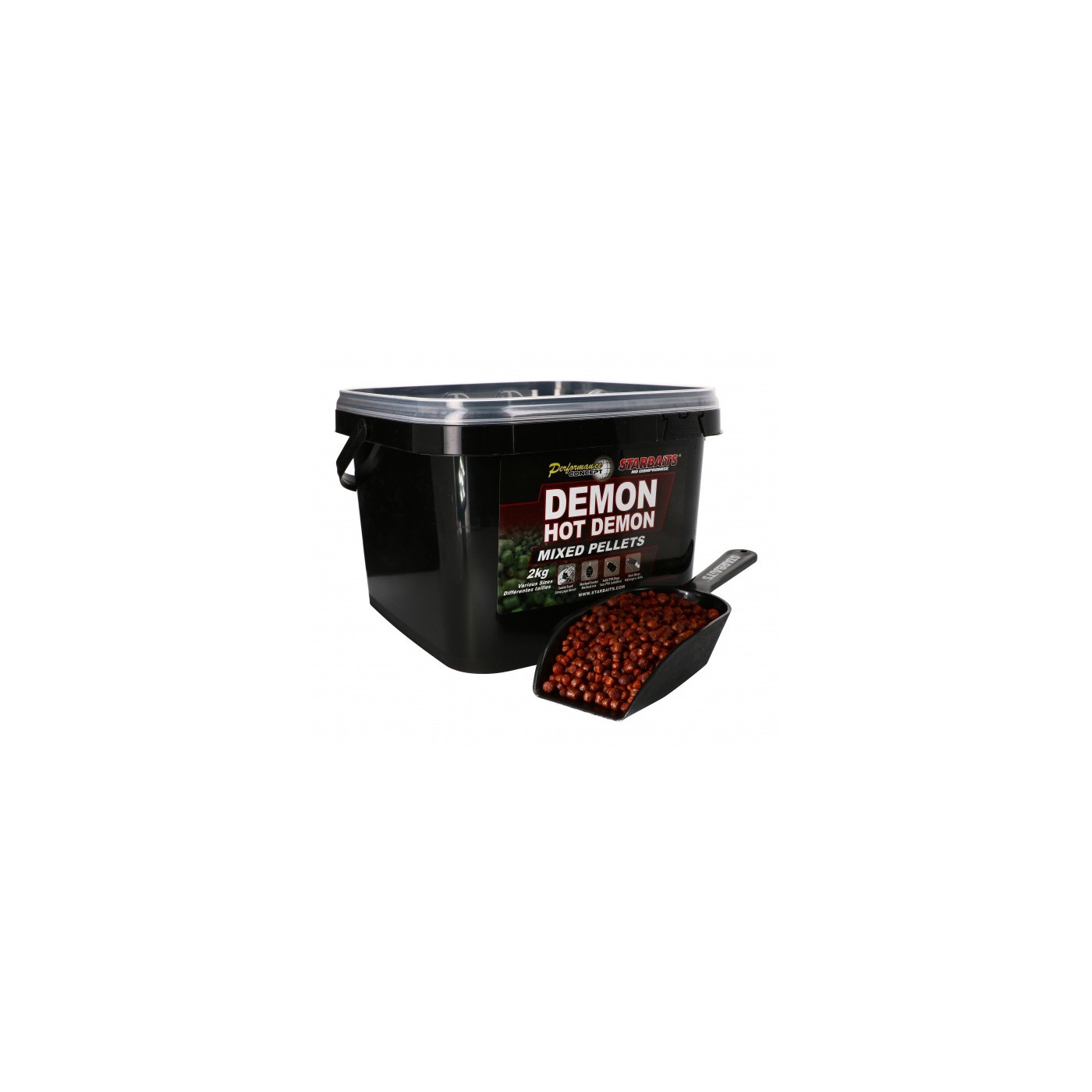 Mixed Pellets PC Hot Demon 2kg - Centrum wędkarskie - Sklep wędkarski Jarofishing