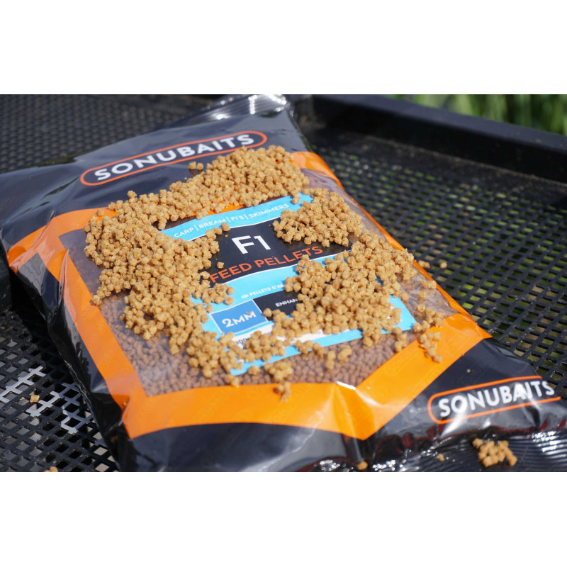 Sonubaits Feed Pellets 2mm - F1 - Centrum wędkarskie - Sklep wędkarski Jarofishing