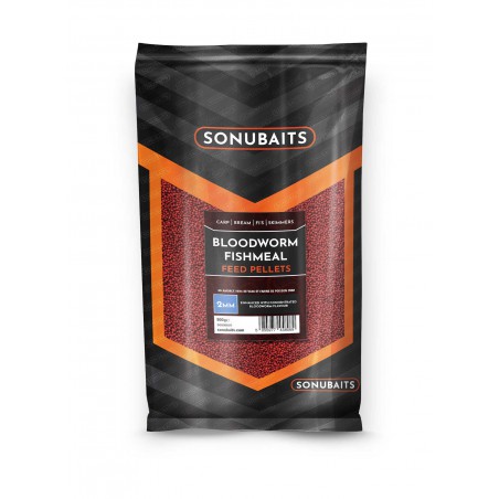 Sonubaits Feed Pellets 2mm - Bloodworm / Ochotka