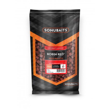Sonubaits Feed Pellets 6mm - Robin Red
