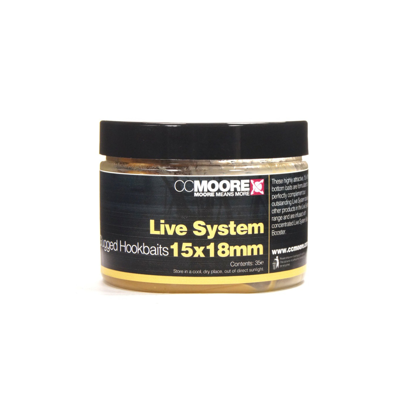 CC Moore Glugged Hookbaits Live System 15x18mm - Centrum wędkarskie - Sklep wędkarski Jarofishing