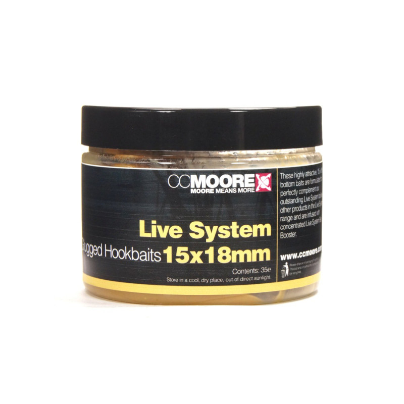 CC Moore Glugged Hookbaits Live System 15x18mm - Centrum wędkarskie - Sklep wędkarski Jarofishing